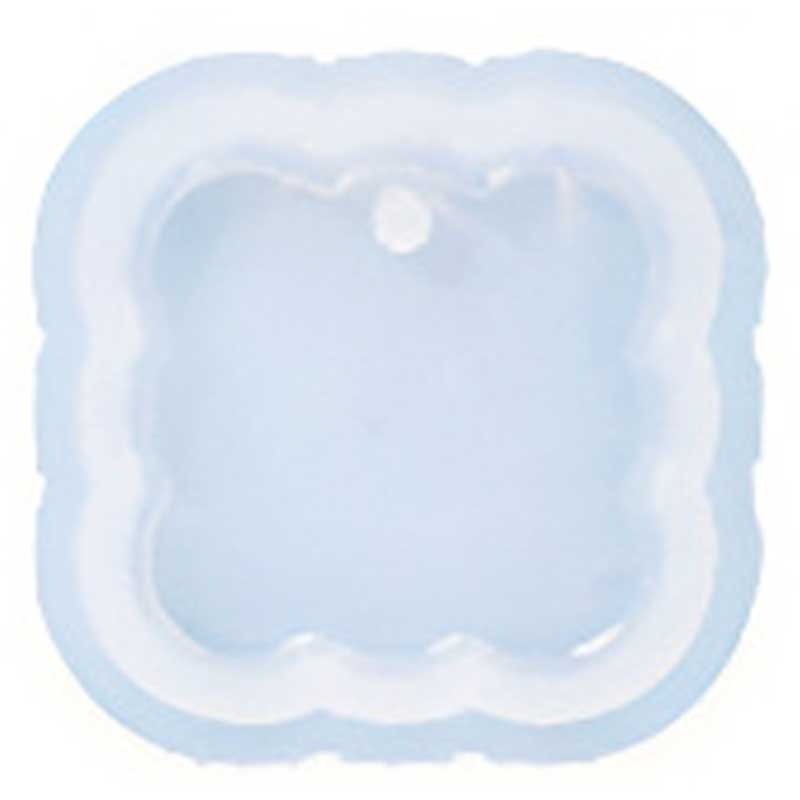 Scalloped Square Pendant Silicone Mould 50mm Scalloped Square Pendant Silicone Mould 50mm