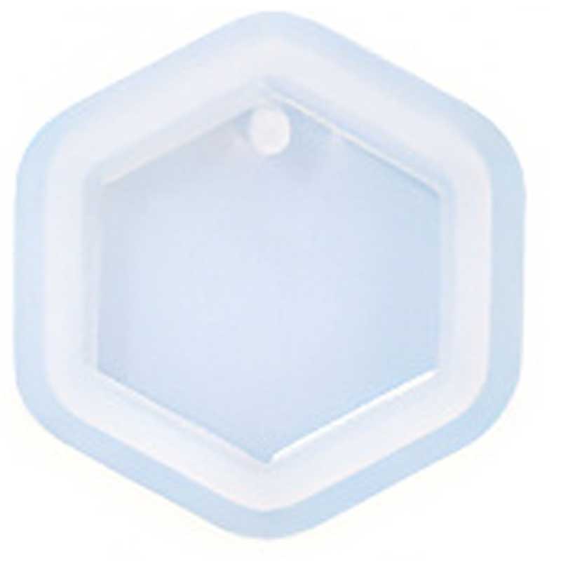 Hexagon Pendant Silicone Mould 49mm x 53mm Hexagon Pendant Silicone Mould 49mm x 53mm
