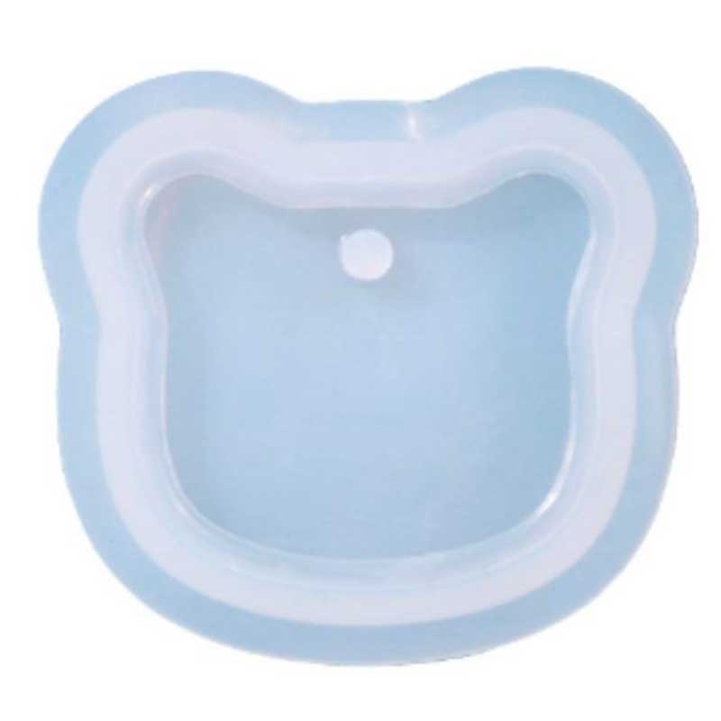 Bear Face Pendant Silicone Mould 50mm x 45mm Bear Face Pendant Silicone Mould 50mm x 45mm