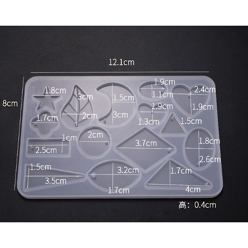 Mixed Shape Pendant Silicone Mould