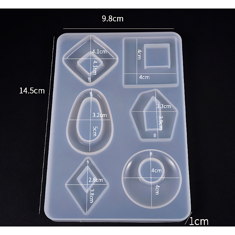 Geometric Pendant Silicone Mould Set