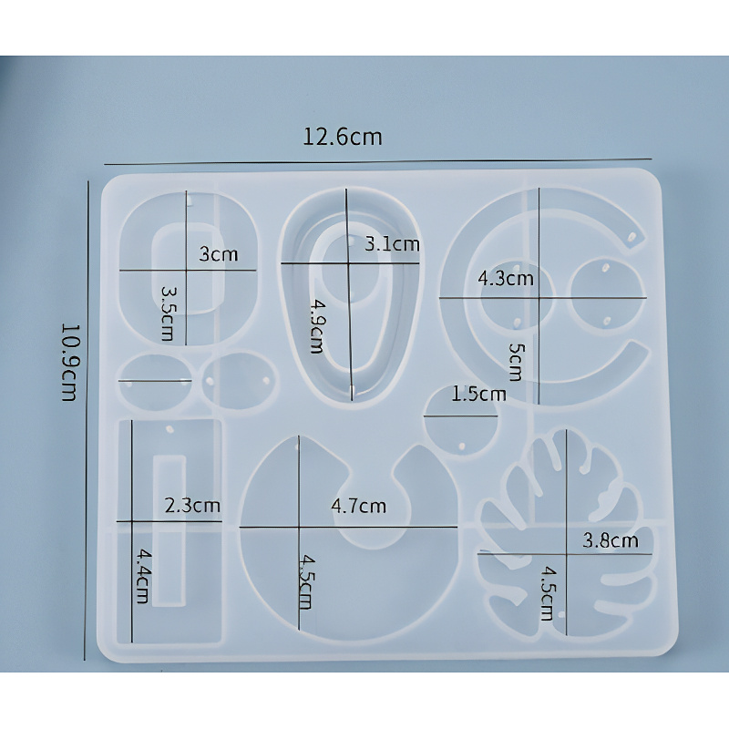 Abstract Mixed Shape Casting Silicone Mould