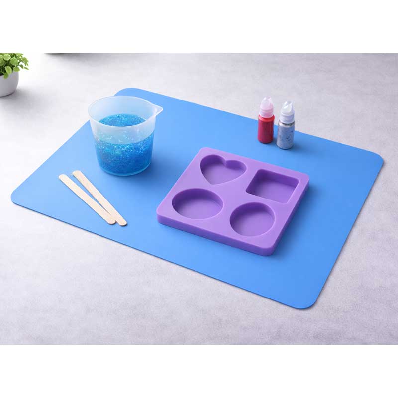 Blue Silicone Work Mat 600x400mm