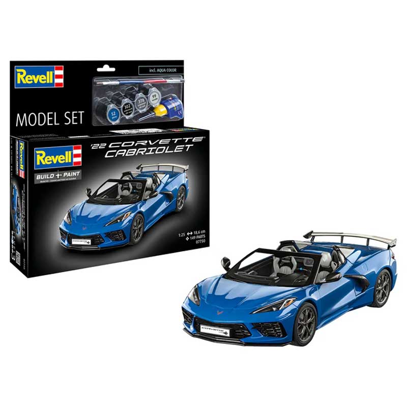 Revell Corvette C8 Cabriolet Gift Set (1/25) 67750