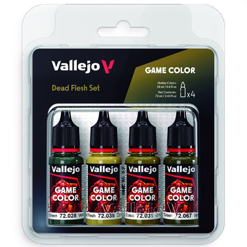 Vallejo Game Color Dead Flesh Set (4x) 72.392