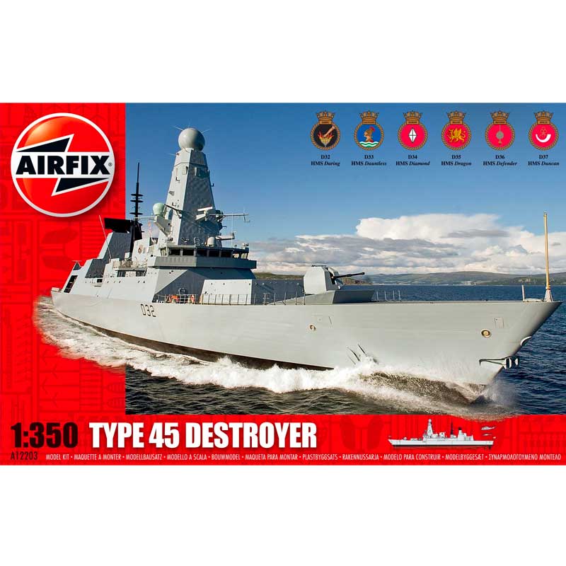 Airfix Type 45 Destroyer (1/350) A12203