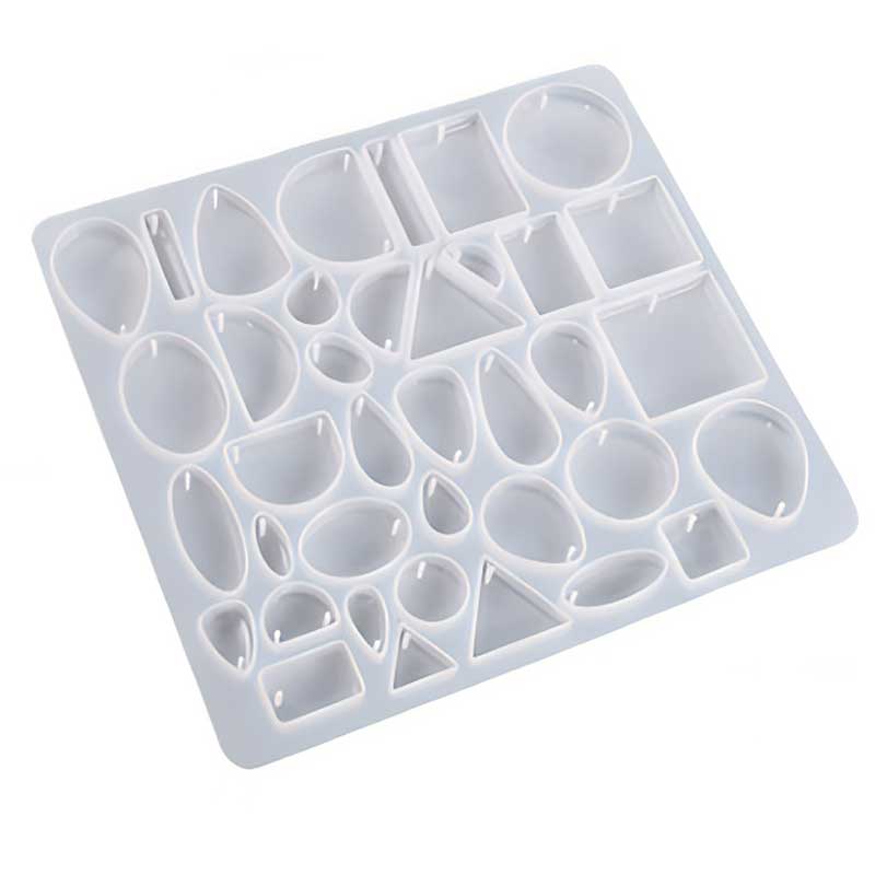 Mixed Shape Pendant Silicone Mould Tray Mixed Shape Pendant Silicone Mould Tray