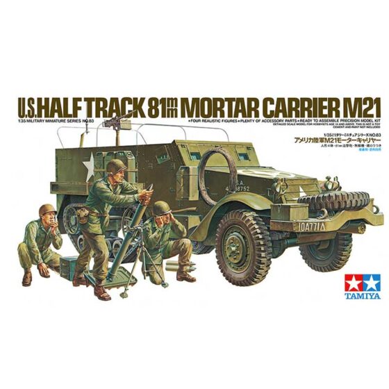 Tamiya U.S. Mortar Carrier M21 (1/35) 35083 Tamiya U.S. Mortar Carrier M21 (1/35) 35083