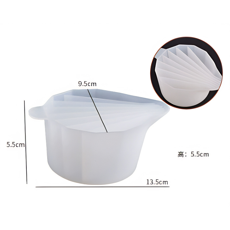 8 Slot Colour Pour Silicone Mould