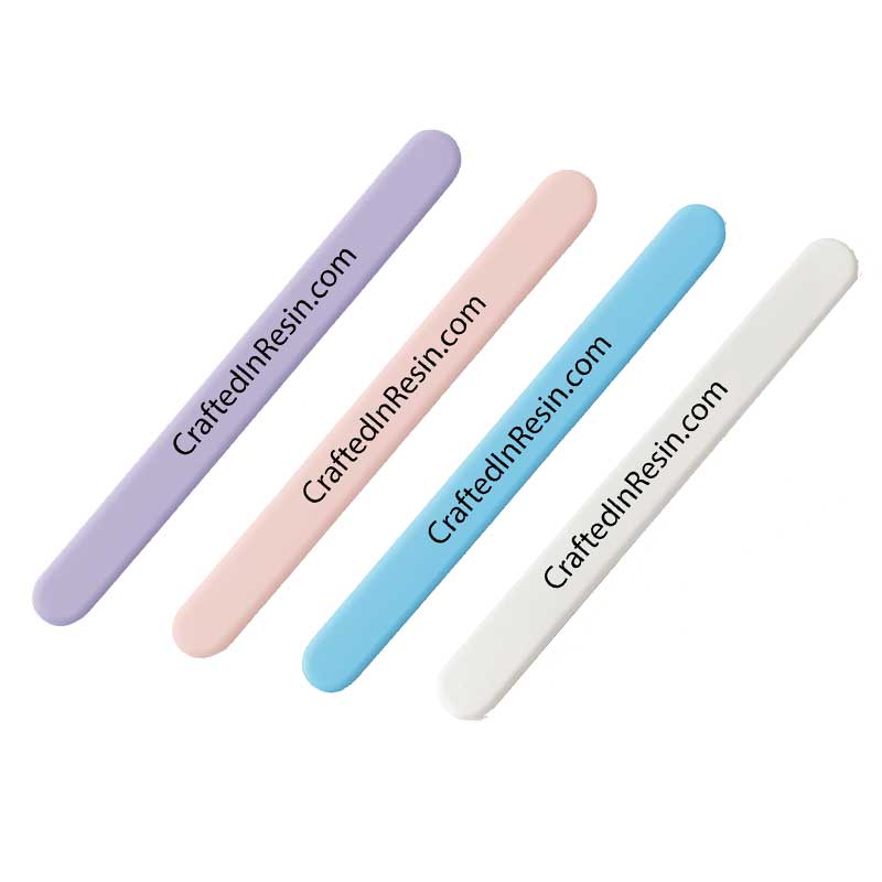 Crafted in Resin Silicone Stirring Sticks (Set of 4)