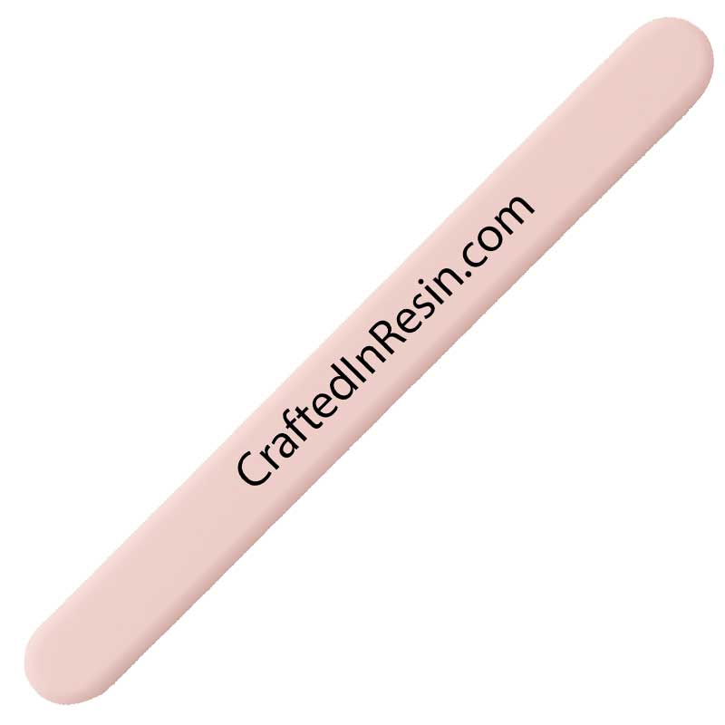 Crafted in Resin Silicone Stirring Stick Pink
