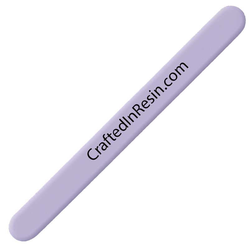 Crafted in Resin Silicone Stirring Stick Purple