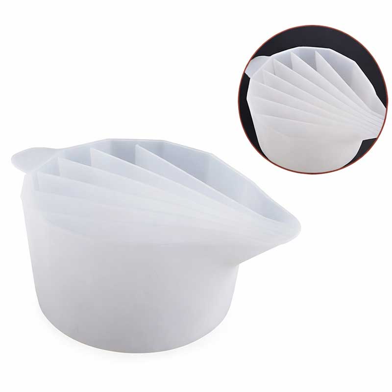 8 Slot Colour Pour Silicone Mould 8 Slot Colour Pour Silicone Mould