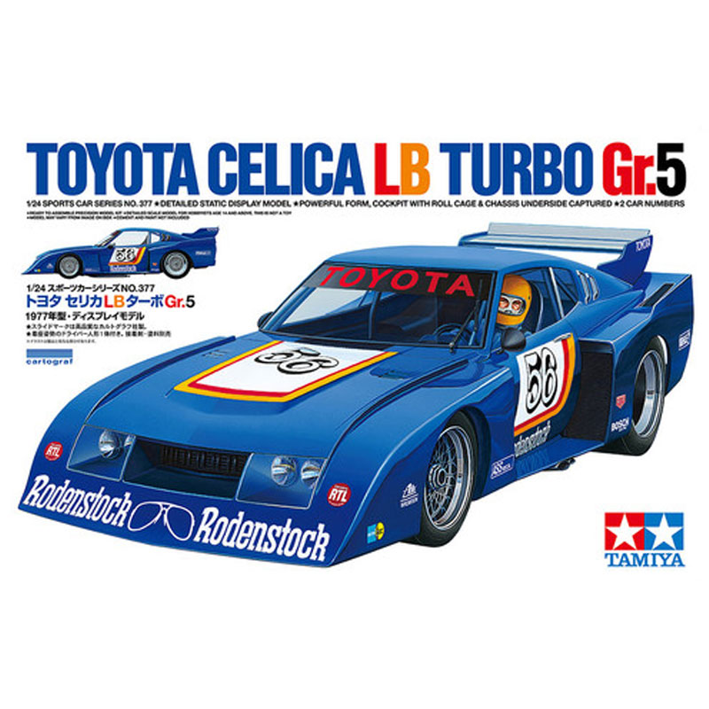Tamiya Toyota Celica LB Turbo Gr.5 (1/24) 24377 Tamiya Toyota Celica LB Turbo Gr.5 (1/24) 24377