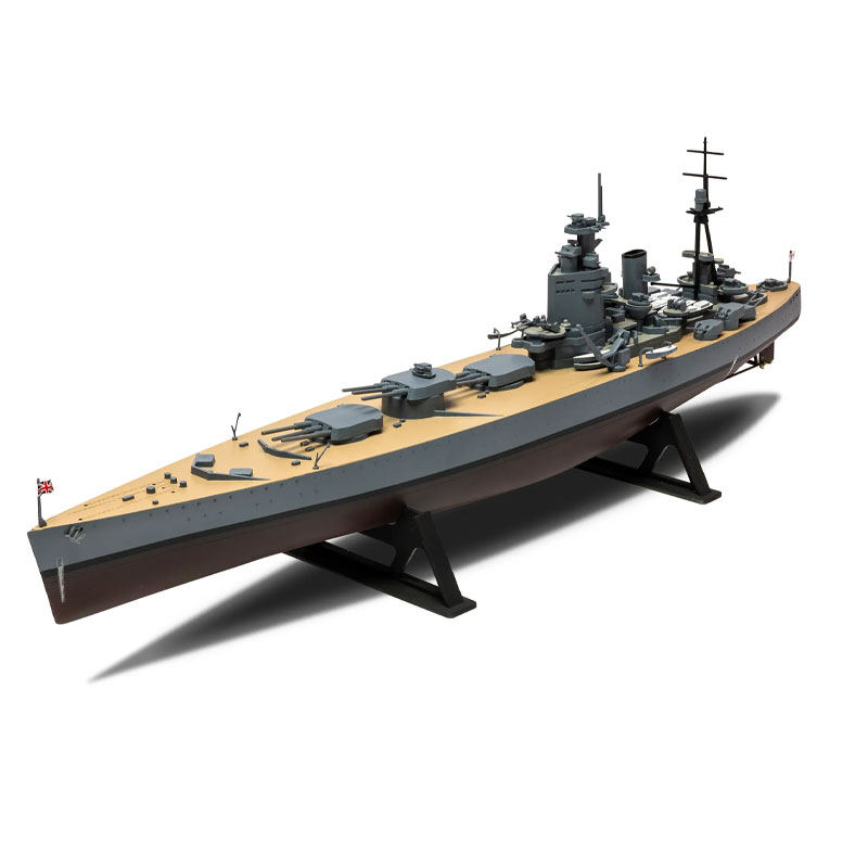 Alternative view of Airfix HMS Nelson (1/600) A04203V