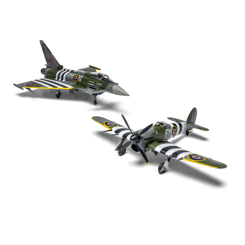 Alternative view of Airfix Eurofighter Typhoon & Hawker Typhoon Twin Pack (1/72) A40001