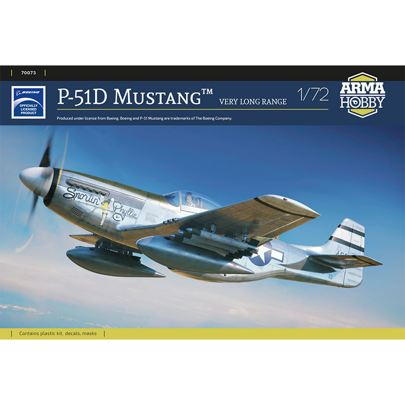 Arma Hobby P-51D Mustang VLR (1/72) 70073
