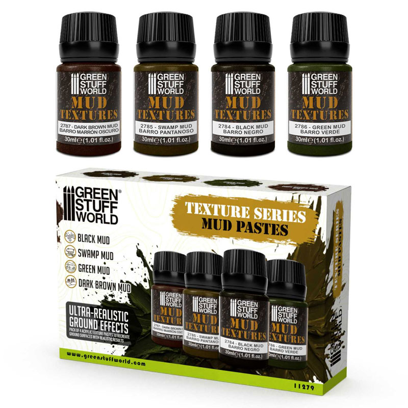 GreenStuffWorld Mud Textures Set 11279