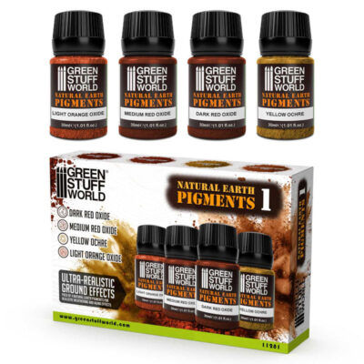 GreenStuffWorld Natural Earth Pigments Set No. 1 11281