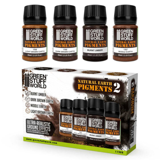 GreenStuffWorld Natural Earth Pigments Set No. 2 11282 GreenStuffWorld Natural Earth Pigments Set No. 2 11282