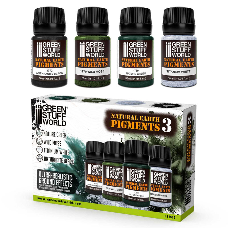 GreenStuffWorld Natural Earth Pigments Set No. 3 11283