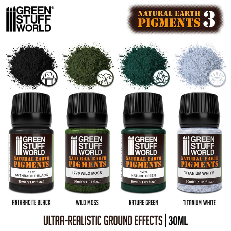 Alternative view of GreenStuffWorld Natural Earth Pigments Set No. 3 11283