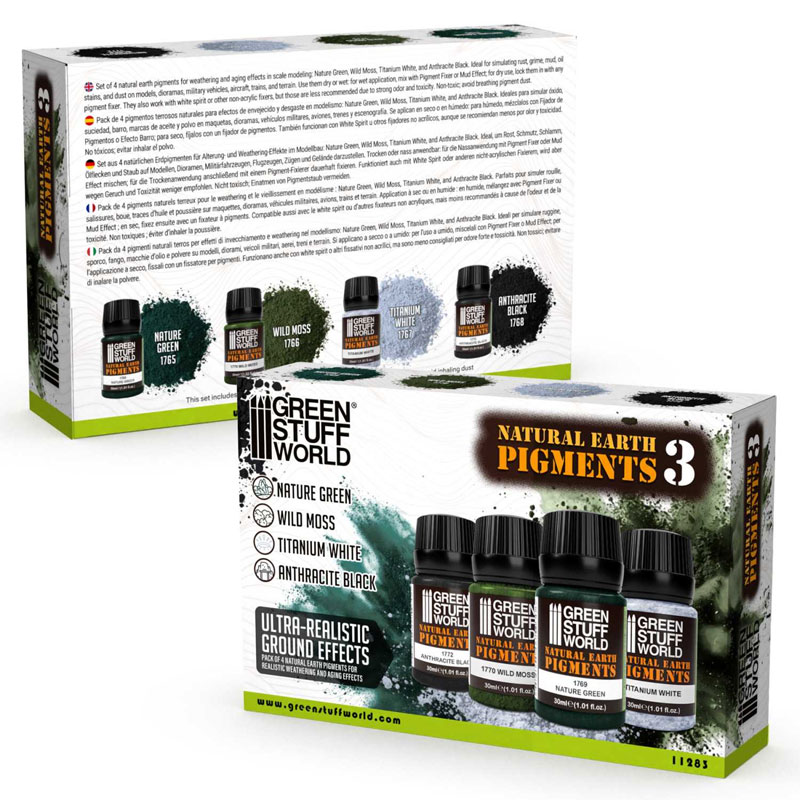 GreenStuffWorld Natural Earth Pigments Set No. 3 11283 - Image 3