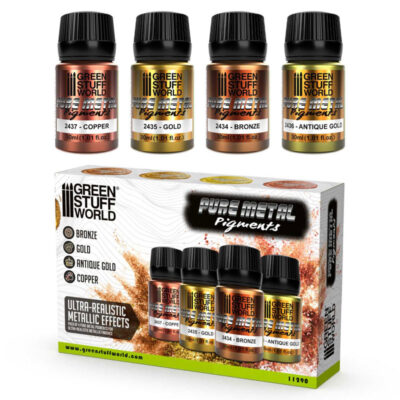 GreenStuffWorld Metallic Pigments Set 11290