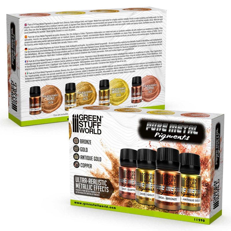 GreenStuffWorld Metallic Pigments Set 11290 - Image 3