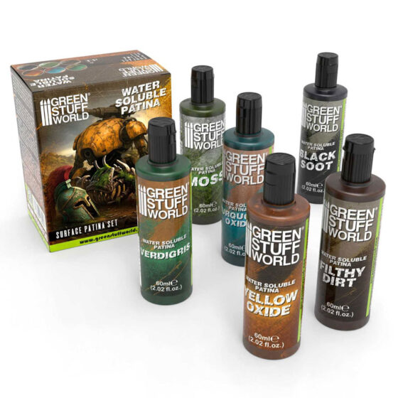 GreenStuffWorld Water Soluble Patina Set 14140 GreenStuffWorld Water Soluble Patina Set 14140