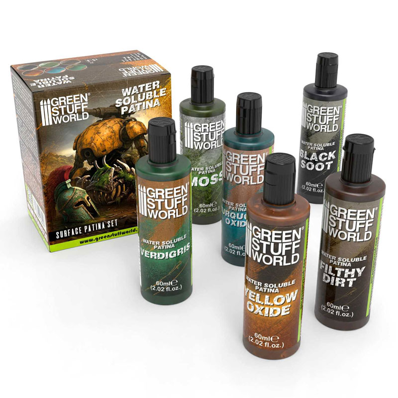 GreenStuffWorld Water Soluble Patina Set 14140 GreenStuffWorld Water Soluble Patina Set 14140