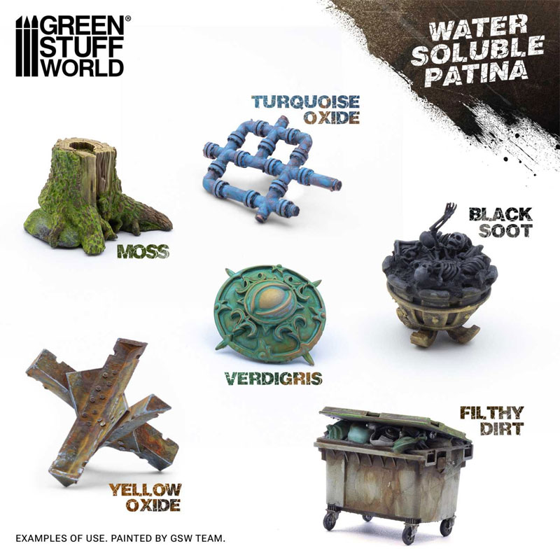 Alternative view of GreenStuffWorld Water Soluble Patina Set 14140