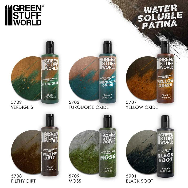 GreenStuffWorld Water Soluble Patina Set 14140 - Image 3