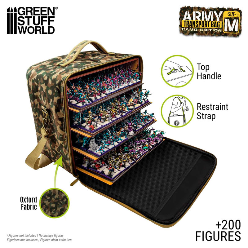 Alternative view of GreenStuffWorld Army Transport Bag M Camouflage Edition 14517