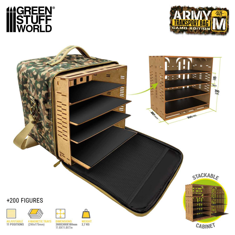 GreenStuffWorld Army Transport Bag M Camouflage Edition 14517 - Image 3