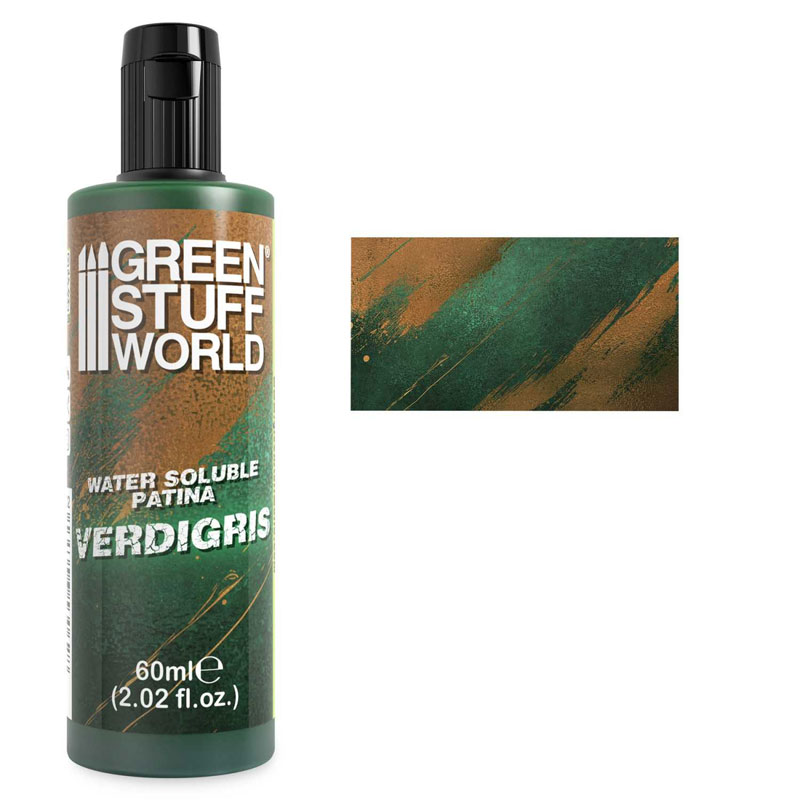 GreenStuffWorld Water Soluble Patina Verdigris (60ml) 5702 GreenStuffWorld Water Soluble Patina Verdigris (60ml) 5702
