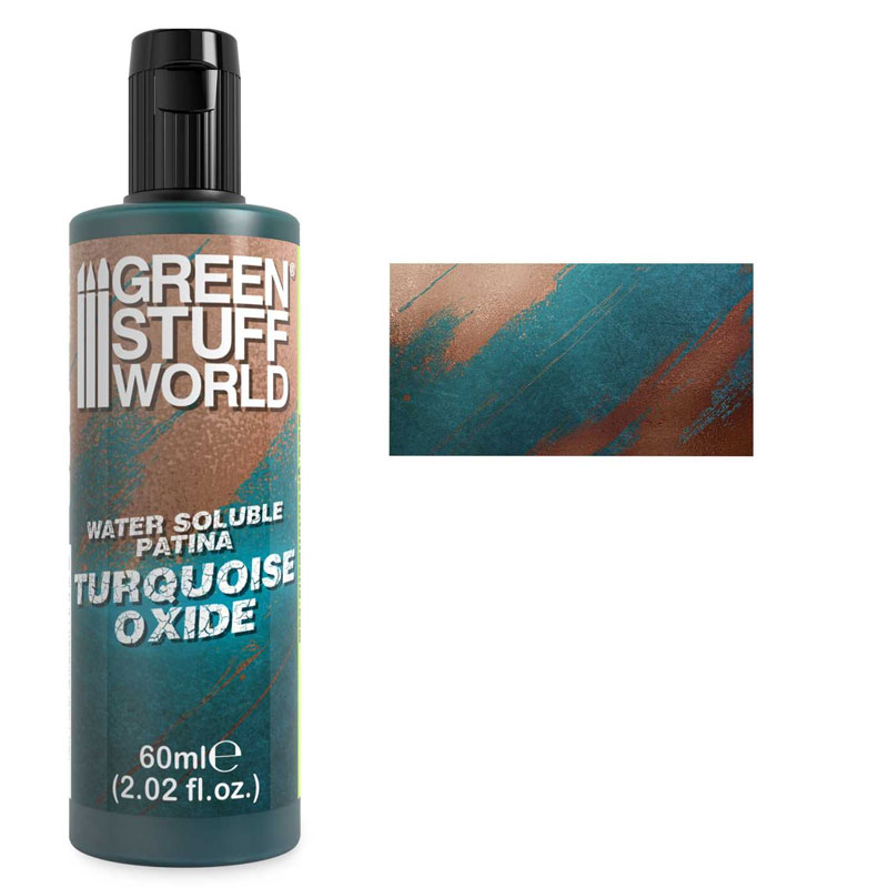 GreenStuffWorld Water Soluble Patina Turquoise Oxide (60ml) 5703 GreenStuffWorld Water Soluble Patina Turquoise Oxide (60ml) 5703