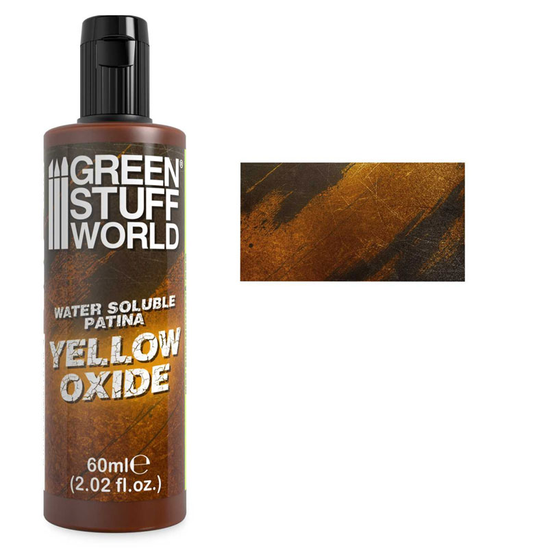 GreenStuffWorld Water Soluble Patina Yellow Oxide (60ml) 5707 GreenStuffWorld Water Soluble Patina Yellow Oxide (60ml) 5707