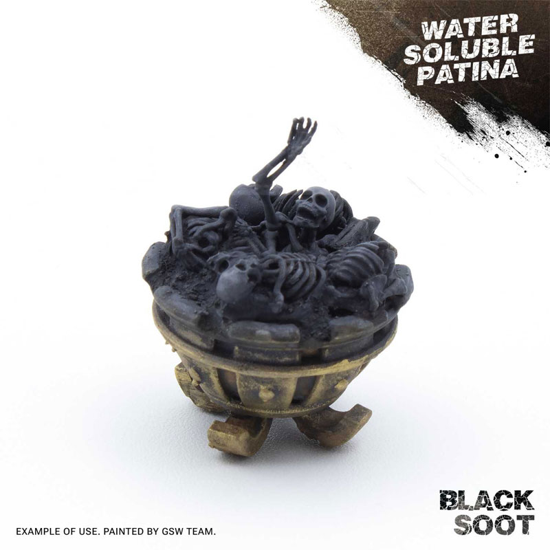 Alternative view of GreenStuffWorld Water Soluble Patina Black Soot (60ml) 5901