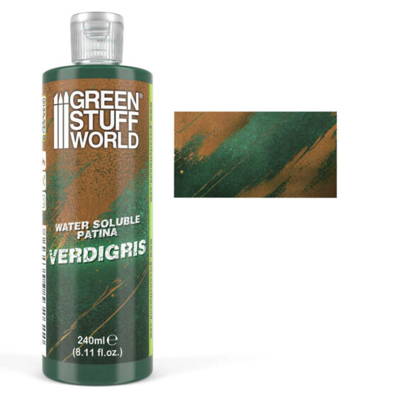 GreenStuffWorld Water Soluble Patina Verdigris (240ml) 5902 GreenStuffWorld Water Soluble Patina Verdigris (240ml) 5902
