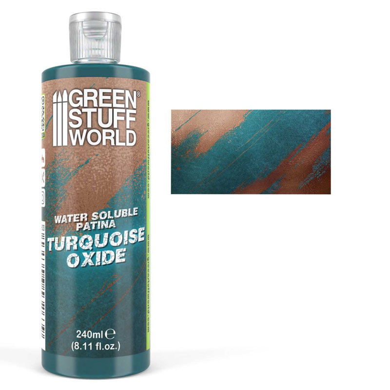 GreenStuffWorld Water Soluble Patina Turquoise Oxide (240ml) 5903 GreenStuffWorld Water Soluble Patina Turquoise Oxide (240ml) 5903