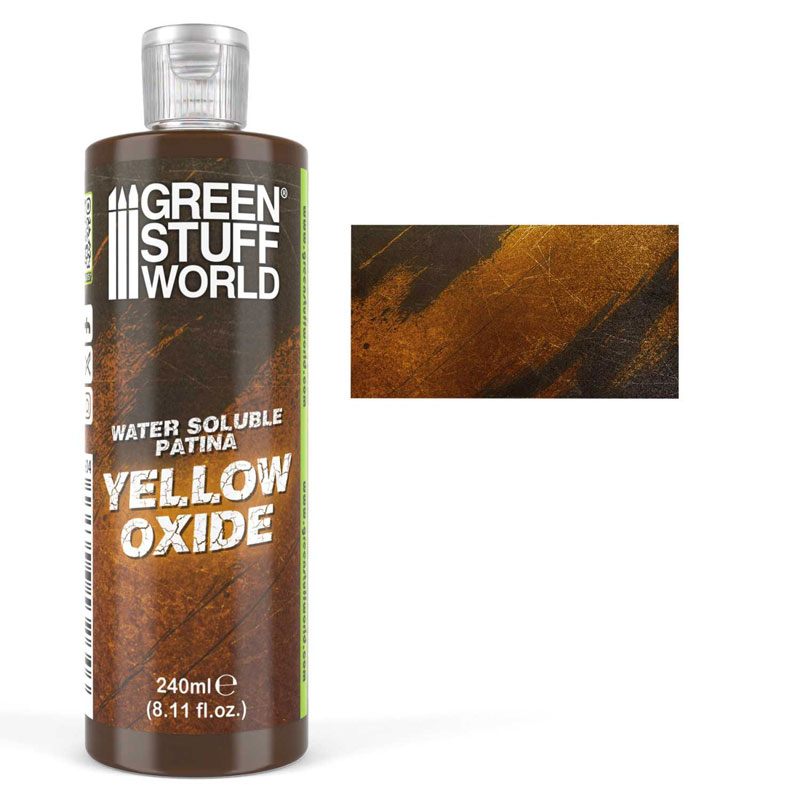 GreenStuffWorld Water Soluble Patina Yellow Oxide (240ml) 5904 GreenStuffWorld Water Soluble Patina Yellow Oxide (240ml) 5904