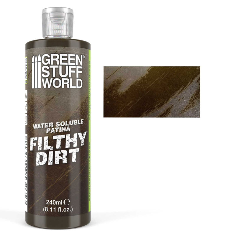 GreenStuffWorld Water Soluble Patina Filthy Dirt (240ml) 5905 GreenStuffWorld Water Soluble Patina Filthy Dirt (240ml) 5905