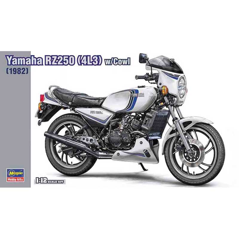 Hasegawa 1982 Yamaha RZ250 (4L3) W/Cowl (1/12) 21758