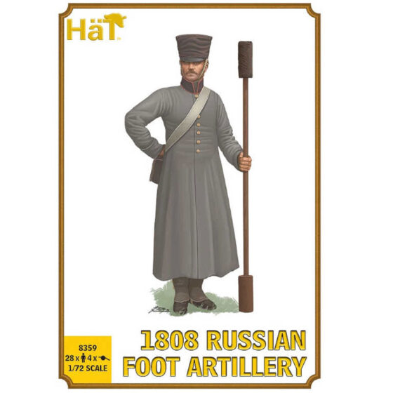 Hat Industrie 1808 Russian Foot Artillery (1/72) 8359 Hat Industrie 1808 Russian Foot Artillery (1/72) 8359