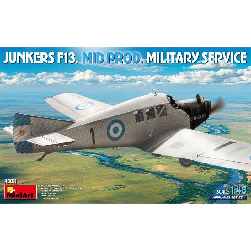 MiniArt Junkers F13 Mid Prod Military Service (1/48) 48011