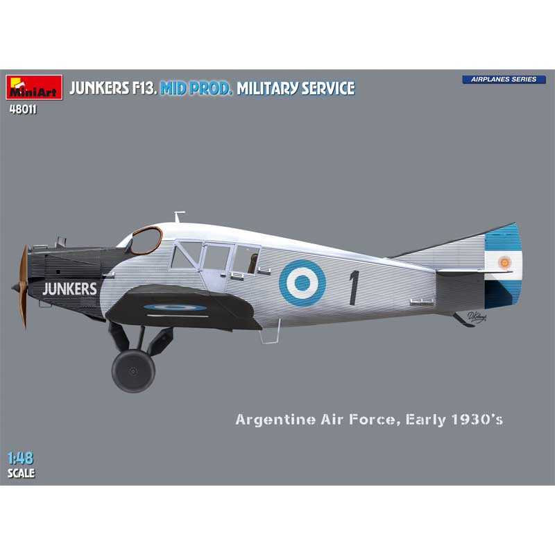 Alternative view of MiniArt Junkers F13 Mid Prod Military Service (1/48) 48011