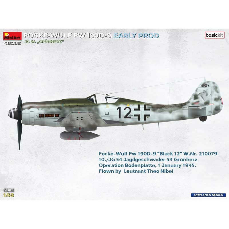 MiniArt Focke-Wulf Fw 190D-9 Early JG54 Grunherz (1/48) 48035 - Image 3
