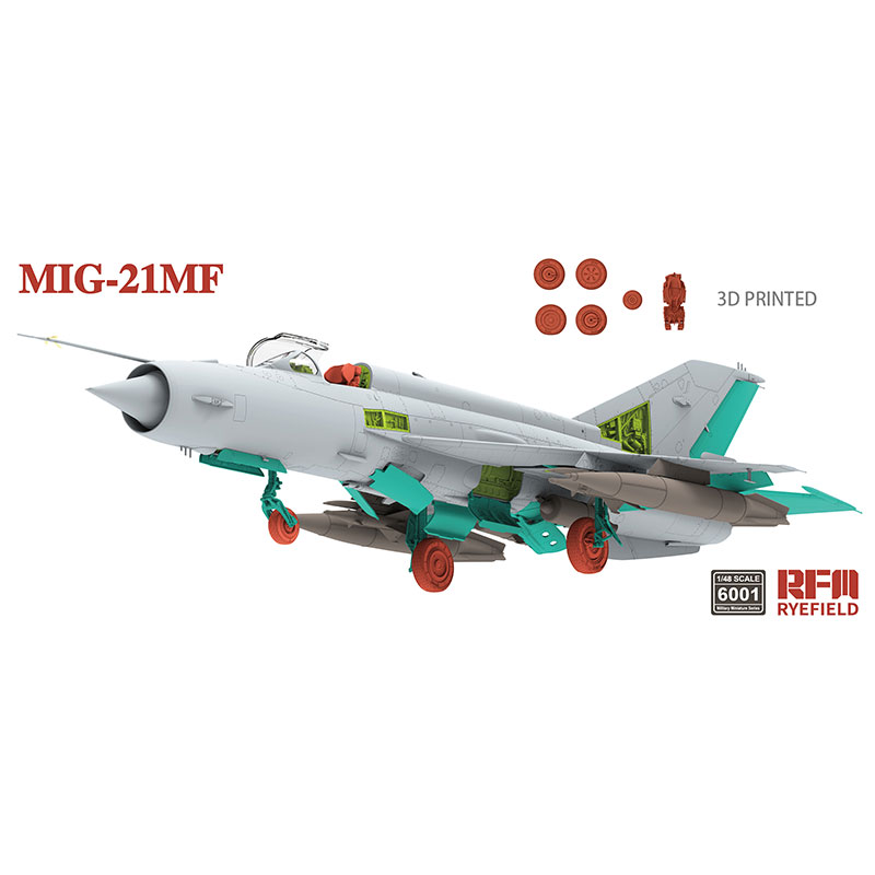 Alternative view of Rye Field Models MiG-21MF (1/48) RM6001