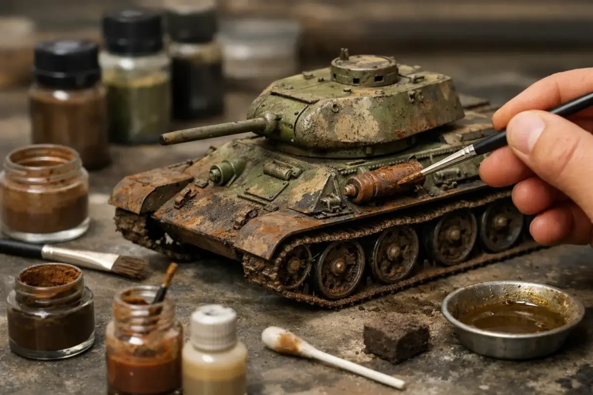 Weathering Products for Model Tanks